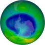 Antarctic Ozone 2007-08-28
